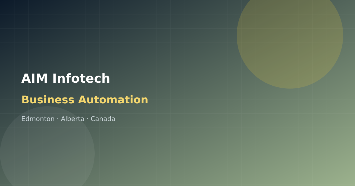 Business automation systems guide for Alberta businesses